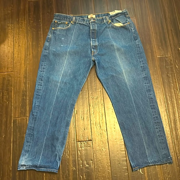 Vintage Baggy Skater Levi 501 Blue Jeans - Picture 1 of 3